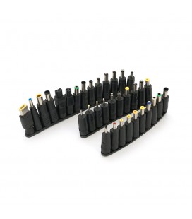 Набор переходников 34 в 1 (7,9х5,5, 7,4х5,0, 6,5х4,4, 6,3х3,0, 5,5х3,0, 5,5х2,5, 5,5х2,1, 5,5х1,7, 4,8х1,7, 3PIN DELL)