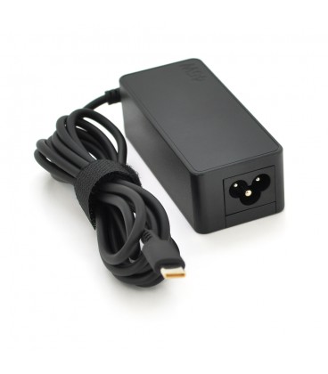 Блок питания MERLION для ноутбука LENOVO 45W штекер Type-C, длина 0,9м + кабель питания