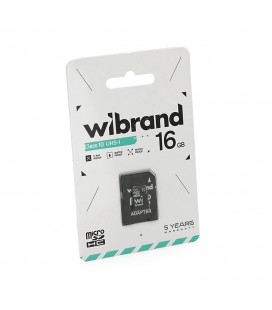 Карта пам'яті Wibrand microSDHC Class 10 UHS-I, 16GB