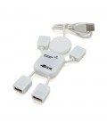 Хаб USB 2.0 4 порти (чоловік), OEM Q250