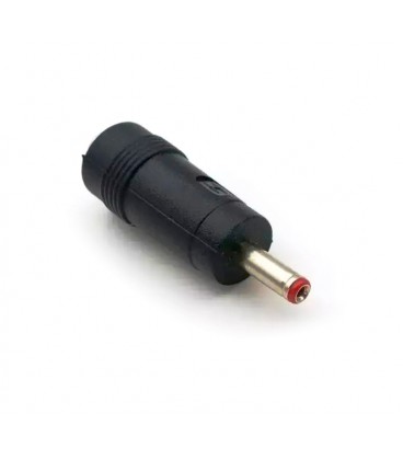 Перехідник DC 5.5x2.1mm (мама) - 3.5х1.35mm (тато) Red