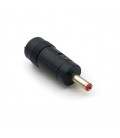 Перехідник DC 5.5x2.1mm (мама) - 3.5х1.35mm (тато) Red