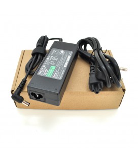 Блок живлення MERLION для ноутбука SONY 19.5V 4.7A (90 Вт) штекер 6.5 * 4.4мм, довжина 0,9 м + кабель живлення