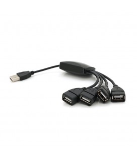 Хаб USB 2.0 4 порти (гідра), Blister Q250