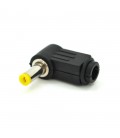 Перехідник DC 4.8x1.7mm (тато) під пайку, штекер 90°