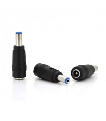 Перехідник DC 5.5x2.1mm (тато) - 5,5х2,5mm (мама) Blue