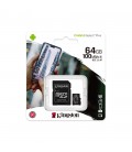 Карта пам'яті Kingston Canvas microSDHC Class 10 UHS-I, 64GB
