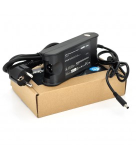 Блок живлення MERLION для ноутбука DELL 19.5V 3.34A (65 Вт) штекер 4.5 * 3.0 мм, довжина 0,9 м + кабель живлення