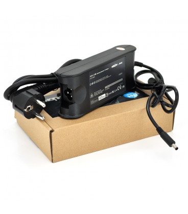 Блок живлення MERLION для ноутбука DELL 19.5V 3.34A (65 Вт) штекер 4.5 * 3.0 мм, довжина 0,9 м + кабель живлення