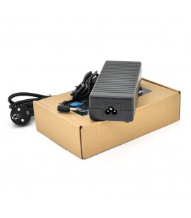 Блок живлення MERLION для ноутбукa HP 18.5V 6.5A (120 Вт) штекер 4.5 * 3.0мм, довжина 0,9 м + кабель живлення