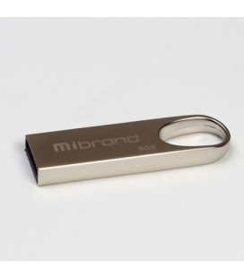 Флеш-накопичувач Mibrand Irbis, USB 2.0, 8GB, Metal Design, Blister