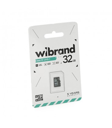 Карта памяти Wibrand microSDHC Class 10 UHS-I, 32GB