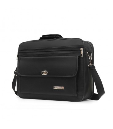 Сумка для ноутбука,17 дюймов, 4 отделения, 38х13х28 Black