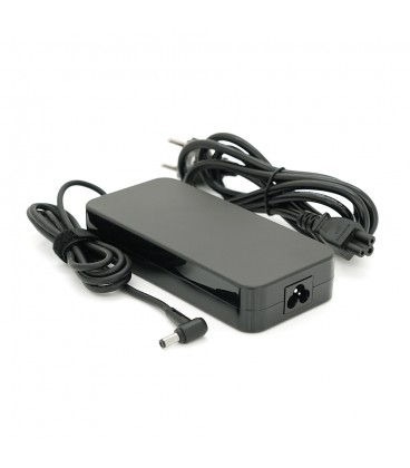 Блок живлення MERLION для ноутбука ASUS 19.5V 7.7А штекер 5.5*2.5мм, довжина 0,9м + кабель живлення