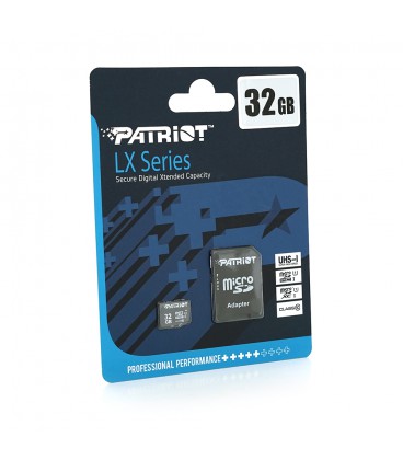 Карта пам'яті Patriot LX microSDHC Class 10 UHS-I, 32GB