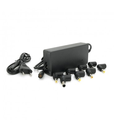 Універсальний БП 19V 4.74A 90W, High Quality, корпус - пласт, 8 роз'ємів + каб. харчування, BOX, Q50