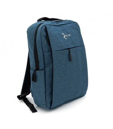 Рюкзак для ноутбука T2 15.6', материал нейлон, выход под USB-кабель, синий, Q50