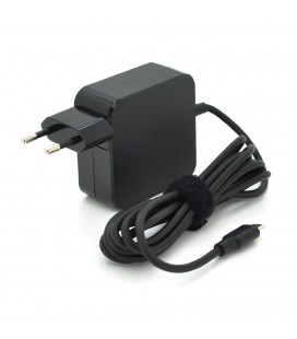 Блок живлення MERLION для ноутбука ASUS 45W штекер Type-C, довжина 0,9м + кабель живлення