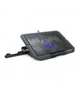 Підставка під ноутбук XSTRIKE XS-66, 9-17", 1*140mm 1200±10% RPM, корпус пластик+алюміній, 2xUSB 2.0, 356x259x28mm, RGB, Box Q20