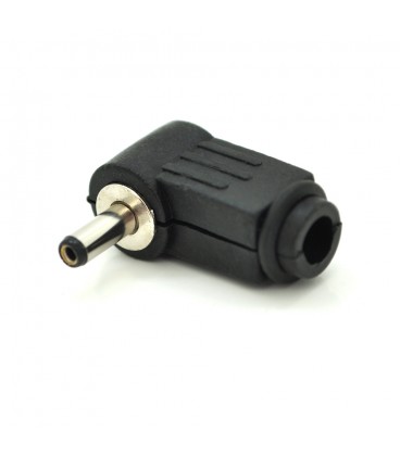 Переходник DC 3.5x1.35mm(папа) под пайку, штекер 90°