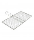 Решiтка для гриля, 33,5х18,5 см, ручка 13 см, нержавіюча сталь