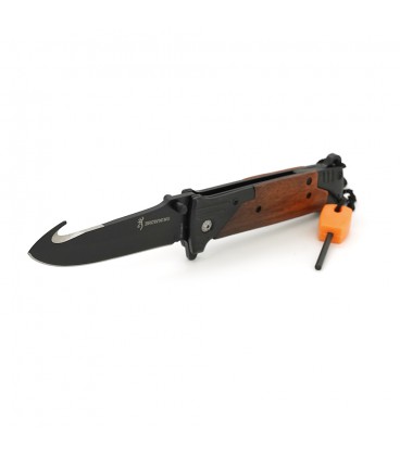 Ніж складний Browning-DA311, ручка сталь + дерево, довжина 232 мм, 310 гр, Box