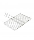 Решiтка для гриля, 25х16,5 см, ручка 14 см, нержавіюча сталь