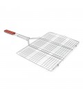 Решітка-гриль, 43.5x30.5x71 cm, метал, дерев'яна ручка