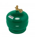 Газовий балон Golden Lion 2 кг (4,8 л), тиск 18BAR + пальник 20354, Green, Q4
