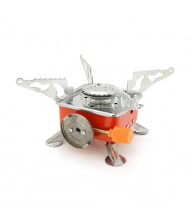 Туристическая газовая горелка K-202 с пьезоподжигом под газовые баллоны бутан, Box