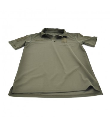 Поло з липучками під шеврони, Розмір L, Оліва