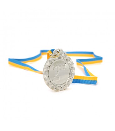 Медаль нагородна, 2 місце - "срібло", діаметр 6,5 см