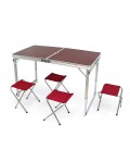 Посилений стіл для пікніка YT40976 із 4 стільцями