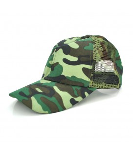 Кепка Light, сеточка на затылке, Green/Haki