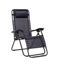 Крісло-шезлонг Релакс С3029, 1090*640*790мм, Black, OEM