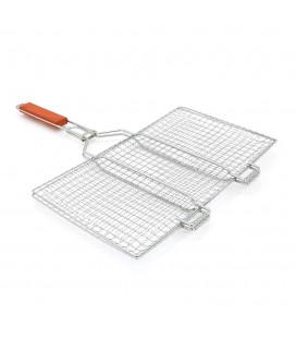 Решітка-гриль, 42x25x58 cm, метал, дерев'яна ручка