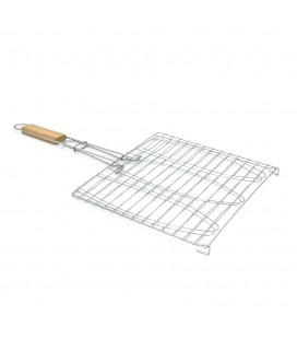 Решiтка-гриль для риби, подвійна, 28х28 cm, нержавіюча сталь