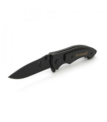 Ніж складний Browning 331 Black Titanium, алюміній + дерево, довжина 202 мм, 200 гр, Black