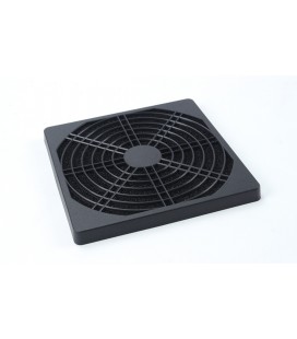 Решітка (пластикова) для вентиляторів 120mm, матеріал PP + прокладка - фільтр