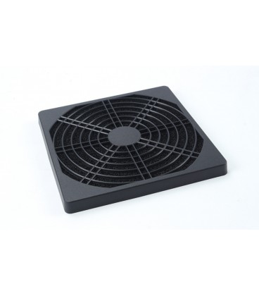 Решетка (пластиковая) для вентиляторов 120mm, материал PP + прокладка - фильтр