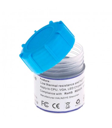 Паста термопровідна HY-510 15g, банку, Grey, 1,93W / m-K, 0.225 ° C-in² / W, -30 ° ≈280 °, OEM Q40