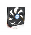 Кулер корпусний Pccooler F142, 140x140x25mm, 12V/0.08A, RPM 900±10%, 3-pin + MOLEX, Black, Box