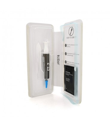 Паста термопровідна PCcooler GT2 4g, шприц, Grey, 9.8,0W / m-K, 0.006 ° C-in² / W, -50 ° ≈180 °, В'язкість -85K cPs, Box