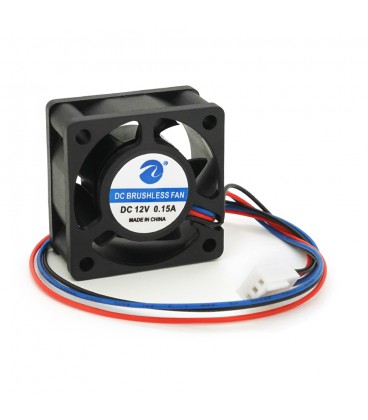 Кулер корпусний Merlion 4020, 40x40x20mm, 12V/0.15A, RPM 1500±15%, 3-pin, Black, OEM