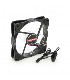 Кулер корпусний 12025 DC sleeve fan 4pin - 120 * 120 * 25мм, 12V, 1100об / хв, 15LED, RGB