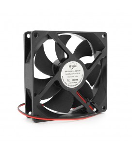 Кулер корпусный BRUSHLESS, 92x92x25mm, 12V/0.15A, 2-pin, Black, OEM