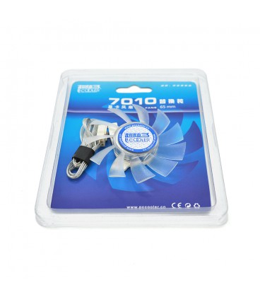 Кулер для відеокарти Pccooler 7010 №2 для ATI/NVIDIA 3-pin, RPM 3200±10%, BOX