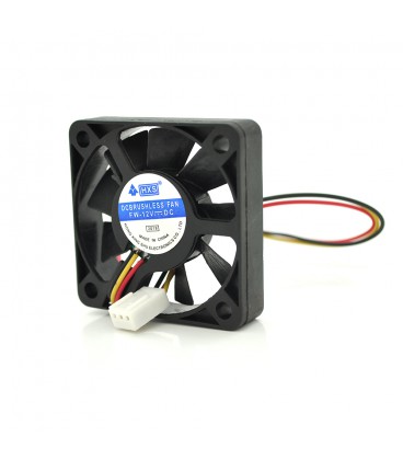 Кулер корпусний Merlion 5010, 50x50x10mm, 12V/0.01A, RPM 1500±15%, 3-pin, Black, OEM