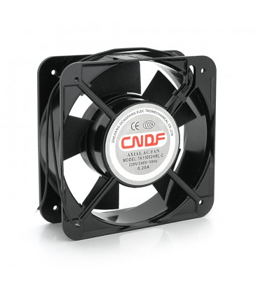 Кулер для охолодження серверних БП ТA15052HBL2 DC sleeve fan 2pin під паяння - 150*150*50мм, 220V/0,22A, 2600об/хв, 38W