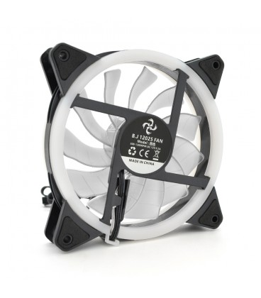 Кулер корпусний 12025 DC sleeve fan 4pin - 120*120*25мм, 12V, 1200об/хв, RGB, двосторонній